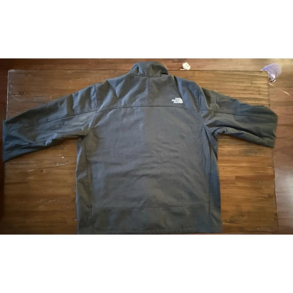 The North Face Apex ClimateBlock Softshell Jacket Men's XXL Gray Full Zip